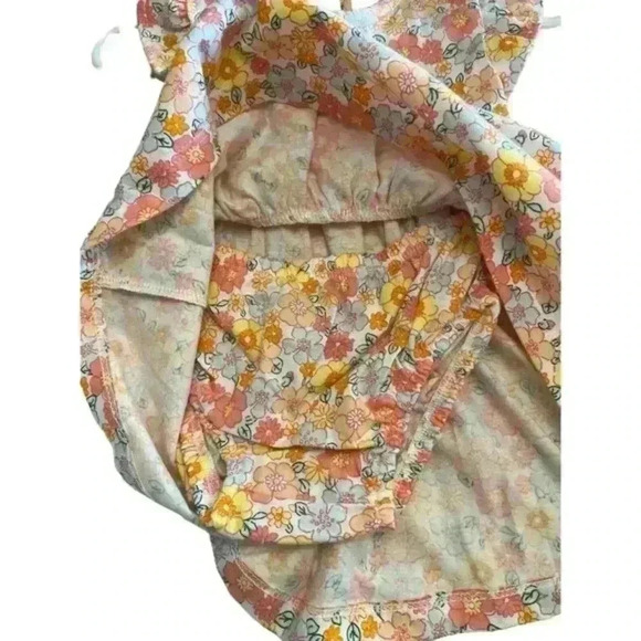 Carter's Two Piece Floral Flutter Dress Size‎ 9 Months - Picture 4 of 7